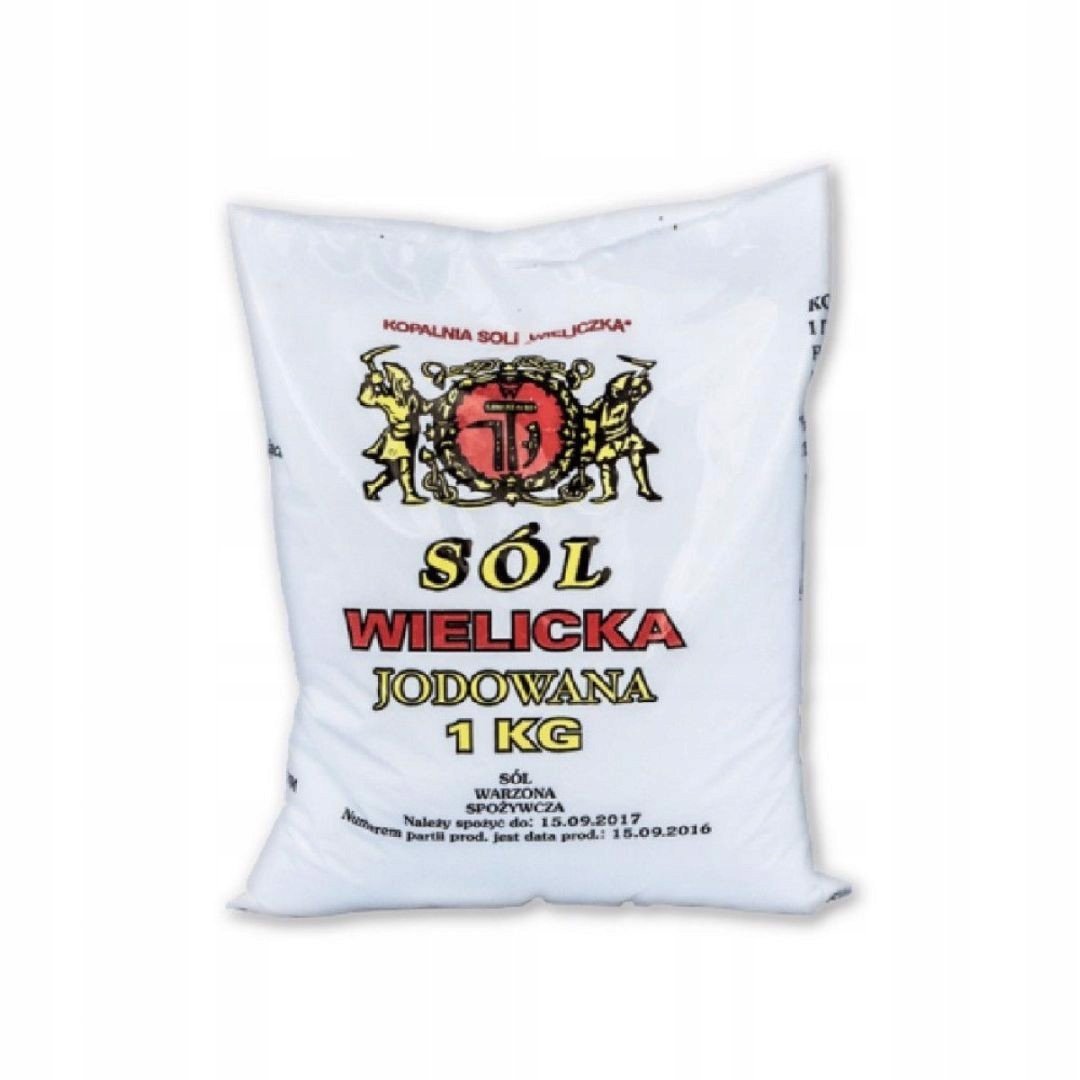 Solec Sól Wielicka Jodowana 1kg