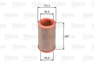 Filtr powietrza VALEO 585629 C1387 585629 - Filtry powietrza - miniaturka - grafika 1