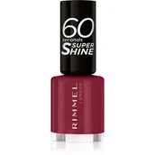 Lakiery do paznokci - Rimmel London London 60 Seconds Super Shine 8 ml Lakier do paznokci 710 Oh My Cherry - miniaturka - grafika 1