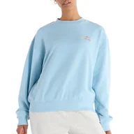 Bluzy sportowe damskie - Bluza New Balance WT43559CUH - niebieska - miniaturka - grafika 1