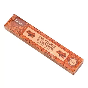 Kadzidełka Tulasi Nag Champa - CYNAMON - Cinnamon - Kadzidła i dodatki - miniaturka - grafika 1