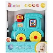 Zabawki interaktywne dla dzieci - BAM BAM Muzyczna lokomotywa 482498 - miniaturka - grafika 1