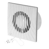 Wentylatory łazienkowe - Wentylator łazienkowy WA150WP biały, 0,8 kg, Ø150, włącznik pociągany i przewód AWENTA - miniaturka - grafika 1