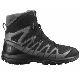 SALOMON XA Pro V8 Winter CSWP J black UK 4 - Buty trekkingowe damskie - miniaturka - grafika 1