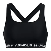 Biustonosze - Biustonosz damski Under Armour Crossback Mid Bra Black L - miniaturka - grafika 1