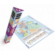 Plakat Mapa polityczna Europy - Atlasy i mapy - miniaturka - grafika 1