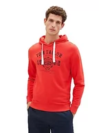 Bluzy męskie - TOM TAILOR Bluza męska, 15220 – mocny czerwony, 3XL - miniaturka - grafika 1