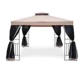 Meble ogrodowe - Fieldmann - Namiot ogrodowy 3x3 m beżowy/czarny - miniaturka - grafika 1