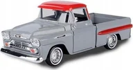 Samochody i pojazdy dla dzieci - Chevy Apache Fleetside Pickup 1:24 Motormax 79033 1958 Get Low Series - miniaturka - grafika 1