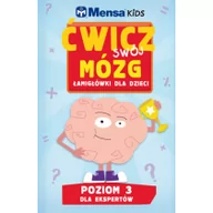 Książki edukacyjne - Olesiejuk Sp. z o.o. Mensa Kids Ćwicz swój mózg. Łamigłówki dla dzieci. Poziom 3: Dla ekspertów - Praca zbiorowa - miniaturka - grafika 1