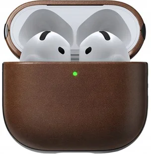Nomad Modern Leather Case, brown - Airpods 4 - Akcesoria do słuchawek - miniaturka - grafika 1