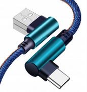 Kable USB - Kabel usb typ-c kątowy szybkie ładowanie quick charge qc 2m - miniaturka - grafika 1