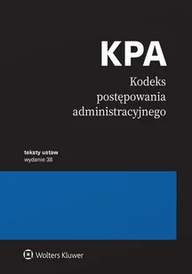 Kodeks postępowania administracyjnego. Przepisy - E-booki - prawo - miniaturka - grafika 1