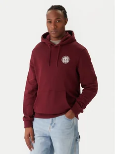 Element Bluza Seal ELYSF00295 Bordowy Regular Fit - Bluzy męskie - miniaturka - grafika 1