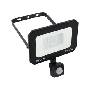 Naświetlacz SMD LED z czujnikiem ruchu ASTON LED S 30W BLACK NW - Lampy ogrodowe - miniaturka - grafika 1