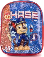 Plecaki szkolne i tornistry - Fabrizio Paw Patrol plecak dziecięcy z dwustronnymi cekinami 3-6 lat niebieski czerwony plecak - miniaturka - grafika 1