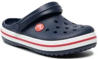 Moda i Uroda OUTLET - Crocs, chłopięce klapki, Crocband Clog K 207006-485, granatowe, rozmiar 34/35 - miniaturka - grafika 1
