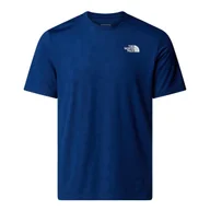 Koszulki męskie - t-shirt sport uomo the north face nf0a8bepeeo1 m 24/7 ss tee embossed estate blue - miniaturka - grafika 1