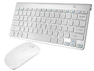 Zestawy myszka + klawiatura - KLAWIATURA + MYSZ OPTYCZNA BEZPRZEWODOWA ALUMINIOWA CZARNA iMAC ZESTAW MINI - miniaturka - grafika 1