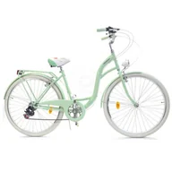Rowery - Rower Dallas City 28" 7spd - miętowy z białym - miniaturka - grafika 1