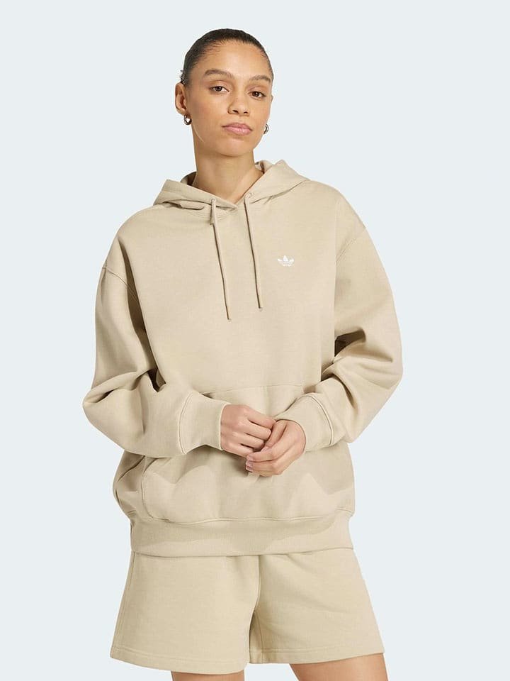 adidas Bluza w kolorze beżowym