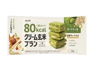 Ciastka - CREAM GENMAI BRAN COOKIES MATCHA CARAMEL - JAPOŃSKIE CIASTKA ZBOŻOWE Z MATCHĄ I KREMEM KARMELOWYM, ASAHI 54g - miniaturka - grafika 1