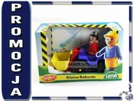 Zabawki zdalnie sterowane - LENA 01419 ROBUST SPYCHACZ Koparka NEW - miniaturka - grafika 1