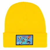 Czapki dla dzieci - Czapka Zimowa Dziecięca POWERPUFF GIRLS Kreskówki Prezent Wzory Żółta - miniaturka - grafika 1