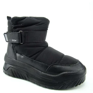 Lee Cooper LCJ-24-47-3141 Śniegowce damskie zimowe botki ocieplane czarne - Śniegowce damskie - miniaturka - grafika 1