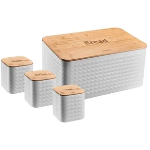 Klausberg Chlebak z zestawem pojemników kb-7483 KB-7483 Kinghoff - Chlebaki - miniaturka - grafika 1