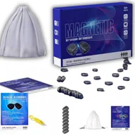 Klocki - Magnetyczne Kamienie - Gra Strategiczna dla Całej Rodziny, 20 Sztuk, Bez Marki - miniaturka - grafika 1