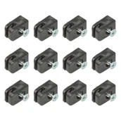 Akcesoria do ogrodzeń - Przelotki do siatek 12szt. antracytowe 5905309200227 - miniaturka - grafika 1