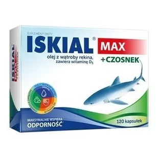 NATURELL Iskial MAX + Czosnek x 120 kaps - Przeziębienie i grypa - miniaturka - grafika 1