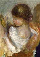 Plakaty - Galeria Plakatu, Plakat, Young Girl Reading, Auguste Renoir, 30x40 cm - miniaturka - grafika 1