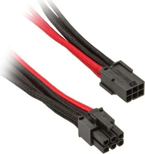 Nanoxia Kabel Nanoxia PCIe 6+2Pin Verlängerung 30cm, black/red 340471 - Kable komputerowe i do monitorów - miniaturka - grafika 1