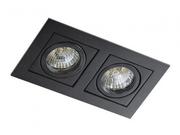 Lampy sufitowe - Azzardo Oświetlenie Lampa Wpust PACO 2 Czarny (GM2201 BK) Downlight - miniaturka - grafika 1