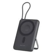 Powerbanki - 4smarts Enterprise Pocket 10000 mAh Bezprzewodowe ładowanie Szary - miniaturka - grafika 1