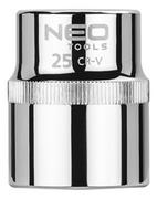 Klucze i nasadki - NEO-TOOLS nasadka sześciokątna, 25mm, 1/2&apos;&apos;, , 08-025 - miniaturka - grafika 1