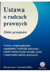 Ustawa o radcach prawnych zbiór przepisów - Prawo - miniaturka - grafika 1