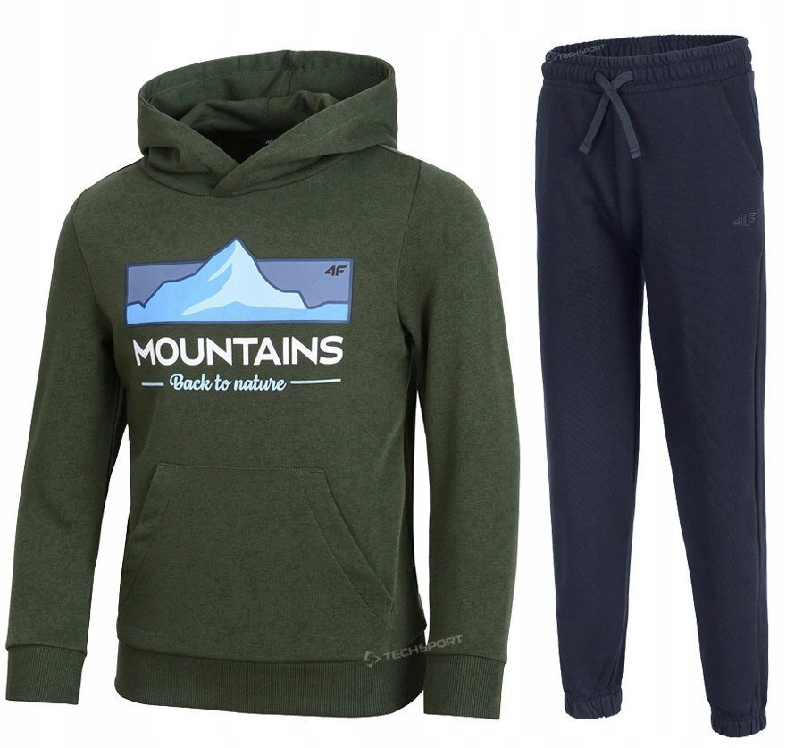 4F CHĹOPIÄCY DRES KOMPLET BLUZA SPODNIE / rozm 164