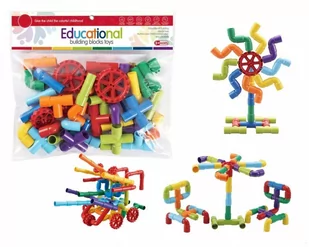Askato Klocki puzzle 44 elementy - Zabawki konstrukcyjne - miniaturka - grafika 3