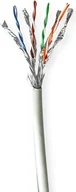 Kable miedziane - Kabel sieciowy w rolkach CAT7 Solid S/FTP Miedź 100,0 m Wewnętrzny Okrągły LSZH Szary Opakowanie kartonowe - miniaturka - grafika 1