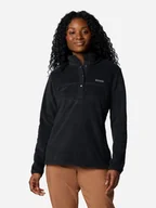Bluzy damskie - Bluza damska nierozpinana streetwear Columbia Benton Springs 1/2 Snap Pull Over II 2085651023 XL Szara (195981210224). Bluzy damskie streetwear - miniaturka - grafika 1