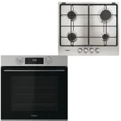 Zestawy AGD - Zestaw AGD do zabudowy Whirlpool Piekarnik OMK 58HR0X + Płyta gazowa TGML 650IX - miniaturka - grafika 1