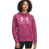Bluzy damskie - Bluza damska Rival Fleece Shimmer Hoody Under Armour - miniaturka - grafika 1