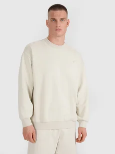 4F Bluza dresowa nierozpinana bez kaptura uniseks - beżowa XL - Bluzy damskie 4F Bluza dresowa nierozpinana bez kaptura uniseks - beżowa XL - Bluzy damskie - miniaturka - grafika 1