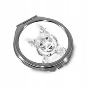 Lusterka do makijażu - Szwedzki Vallhund Lusterko kieszonkowe składane - miniaturka - grafika 1