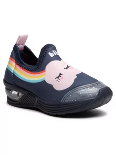 Buty dla dziewczynek - Bibi Sneakersy Space Wave 2.0 1132064 Granatowy - grafika 1