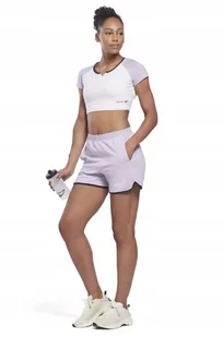 Reebok Spodenki Sportowe Fioletowe Damskie Xl Y2I - Spodenki męskie Reebok Spodenki Sportowe Fioletowe Damskie Xl Y2I - Spodenki męskie - miniaturka - grafika 1