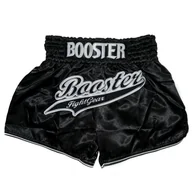 Spodnie sportowe męskie - Booster Spodenki Muay Thai Retro Slugger Black/White - miniaturka - grafika 1